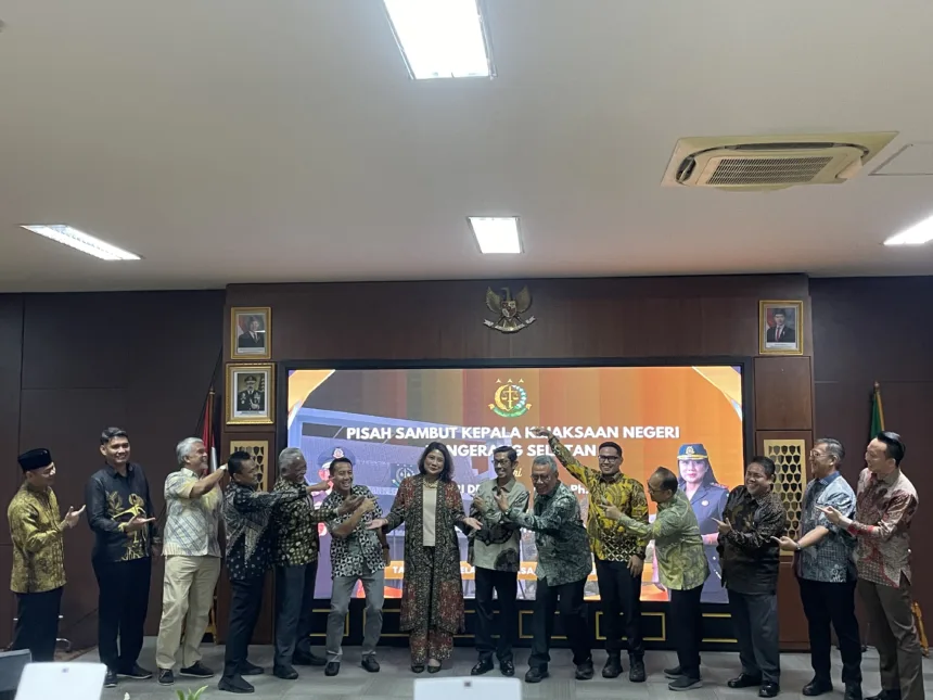 Pisah Sambut Kepala Kejari Kota Tangsel: Apsari Dewi Pamit, Apreza Darul Putra Siap Bersinergi 1 Kejari Kota Tangsel