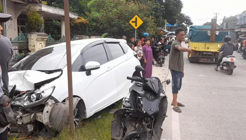 Kecelakaan Beruntun di Jalan Cikande–Rangkasbitung, Diduga Dikendarai Anak Anggota DPRD Kabupaten Serang 1 Kecelakaan