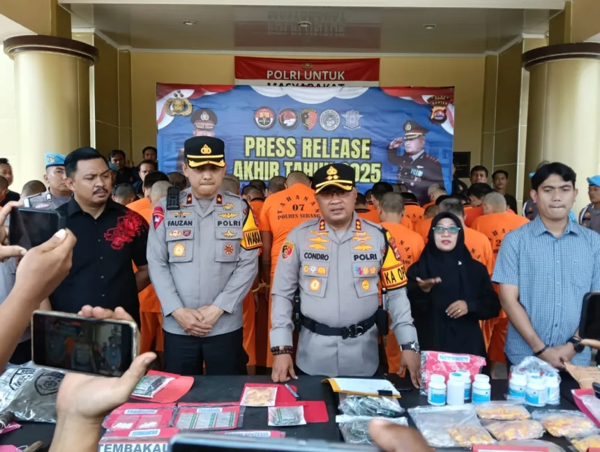 Sepanjang 2025, Polres Serang Amankan 86 Pelaku Kejahatan Seksual Anak 1 Polres Serang