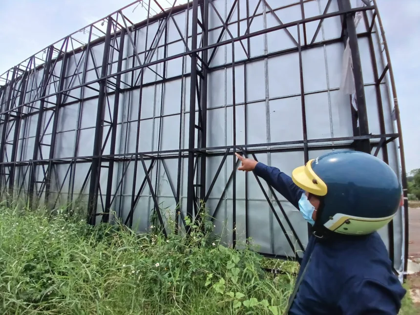 Reklame di Jalan Promoter DPMPTSP Tangsel