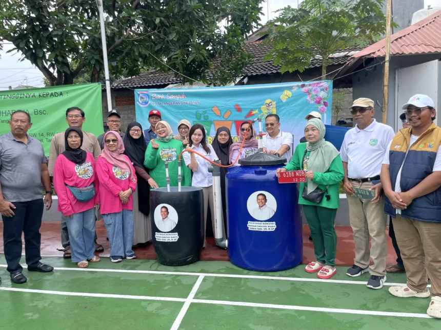 Maria Teresa Penuhi Janji ke Warga Bukit Nusa Indah, Dukung Pengolahan Sampah dari Hulu 1 Maria Teresa Gerindra Tangsel Bukit Nusa Indah