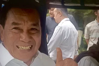 Jalan Rusak di Pasar Kemis