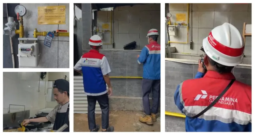 Dukung Pelaku Usaha Kuliner di Tangerang, Gas Bumi PGN Mengalir ke Dapur Pos Resto 1 PGN Tangerang