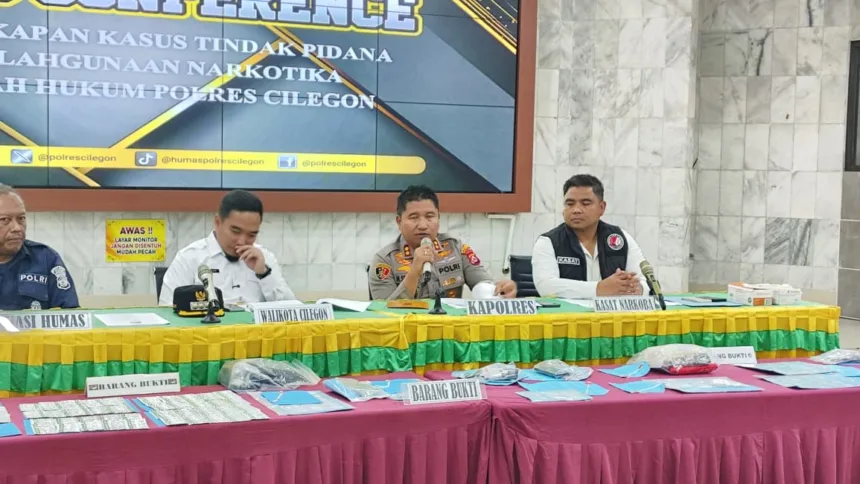 9 Kasus Narkoba Diungkap Polres Cilegon, 120 Gram Sabu Diamankan 1 Polres Cilegon