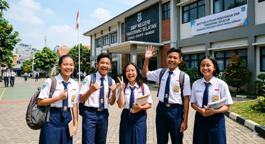 Jangan Sedih Gagal Masuk SMPN, Ada Bantuan Pendidikan Pemkot Tangsel di 94 SMP Swasta, Ini Daftar Lengkapnya 1 Pelajar Tangsel bisa dapatkan Bantuan pendidikan di SMP Swasta Tangsel