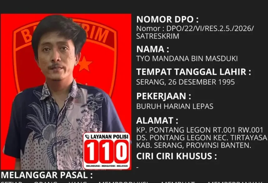 Diduga Sebarkan Foto Tidak Senonoh Seorang Perempuan, Pria Asal Tirtayasa Masuk DPO 1 Sebarkan foto
