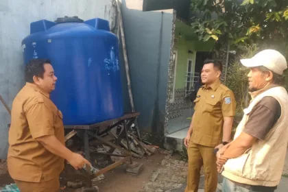 Kekeringan di Setu Tangsel
