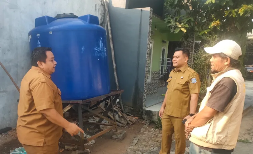 Kekeringan di Setu Tangsel