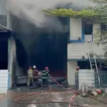 Kebakaran di Serpong Utara