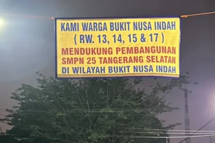 Smpn 25 Tangsel di Bukit Nusa Indah Serua Ciputat