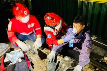 Ledakan di Pasar Cimanggis Ciputat