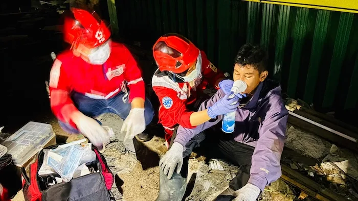 Ledakan di Pasar Cimanggis Ciputat