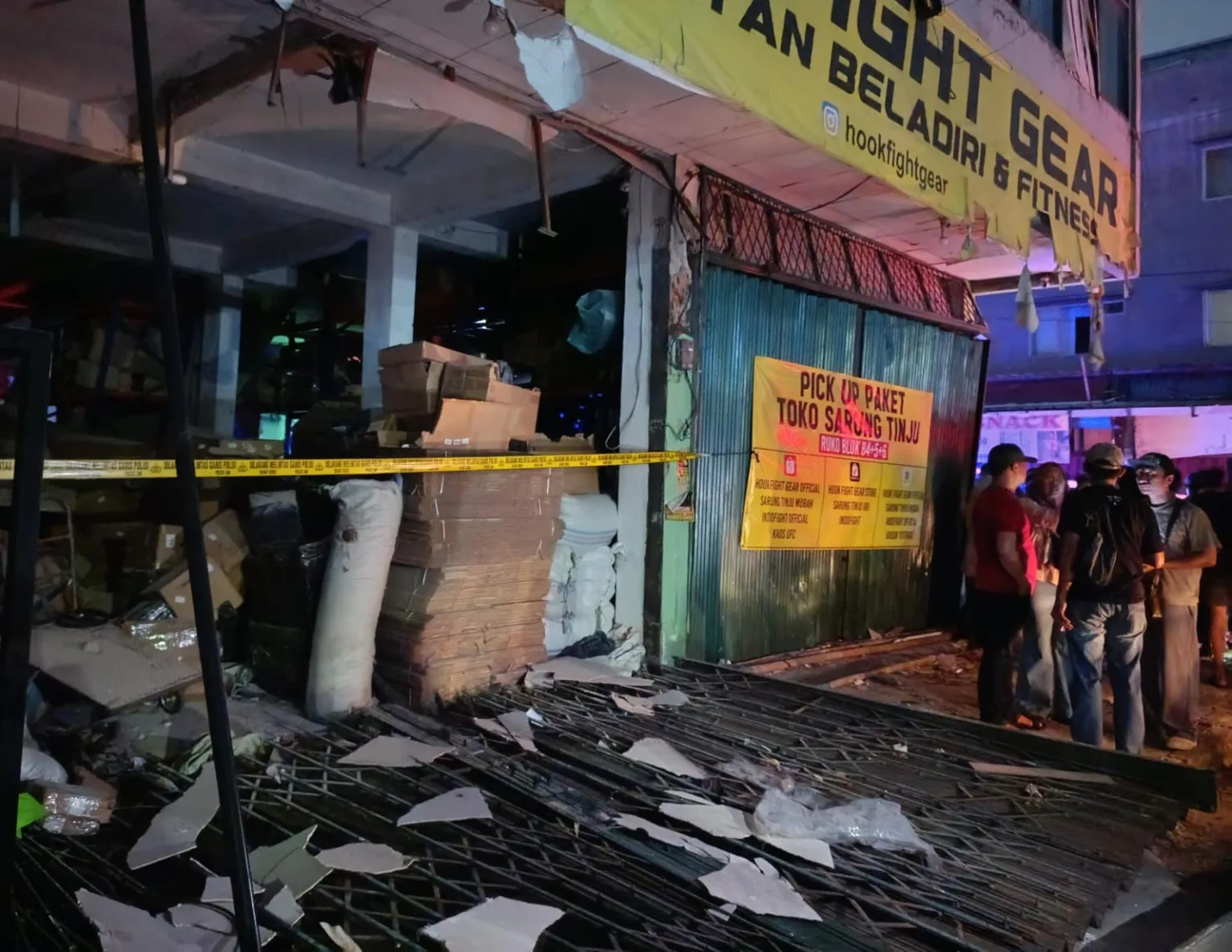 Ledakan di Pasar CImanggis Ciputat