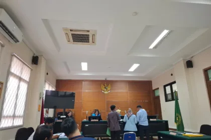 Sidang Gugatan Sekda Tangsel di PTUN Serang oleh Ansor Kota Tangsel